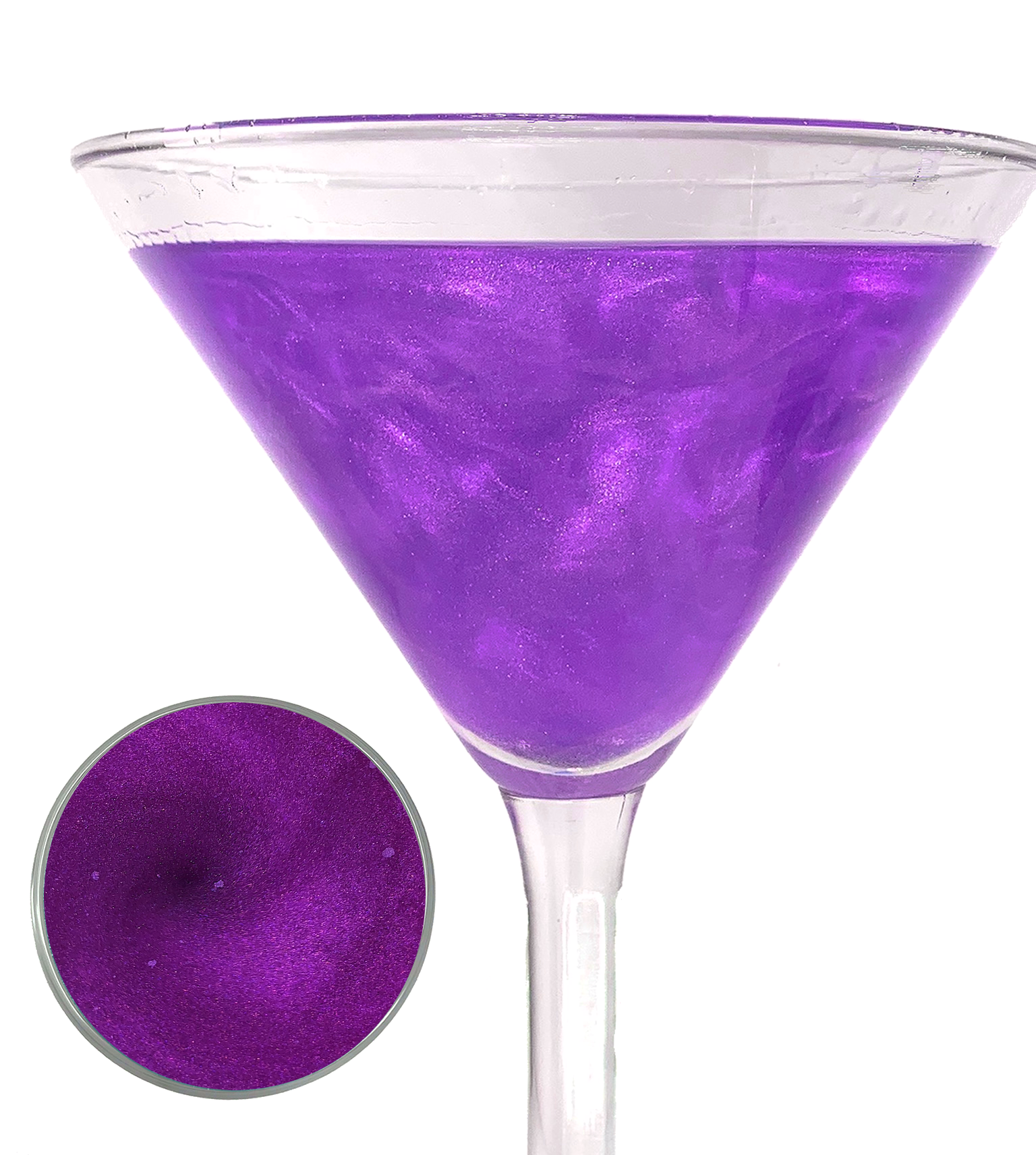 Cocktail Snowy River à paillettes violet (1 x 4 g) en vente B2B