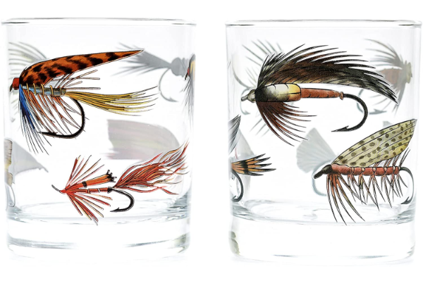 Fly Fishing Whiskey Rocks Glass - Unique Flyfishing Themed Gifts for F -  bevvee